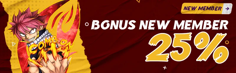 Bonus New Member 25%